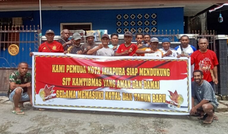 Menjelang 14 Desember, Pemuda Kota Jayapura Serukan Masyarakat Tetap Jaga Keamanan