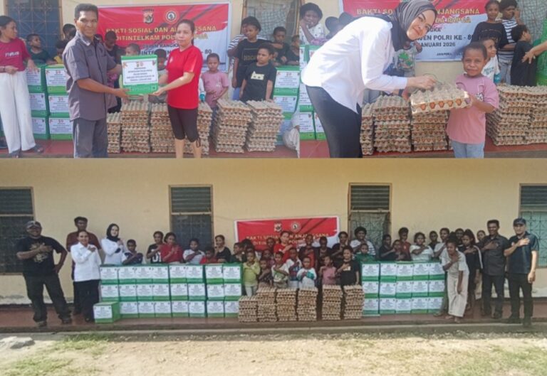 Ditintelkam Polda Papua Gelar Anjangsana ke Panti Asuhan “Pembawa Terang” di SPN Polda Papua